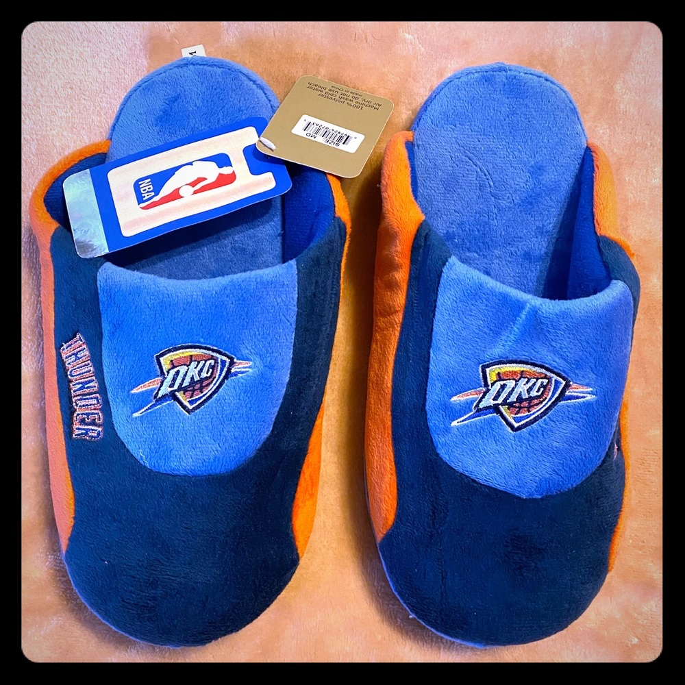Cozy OKC Thunder Slippers